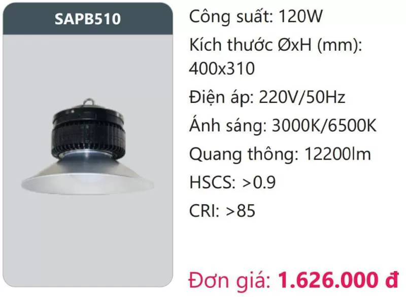 Đèn LED công nghiệp SAPB510 