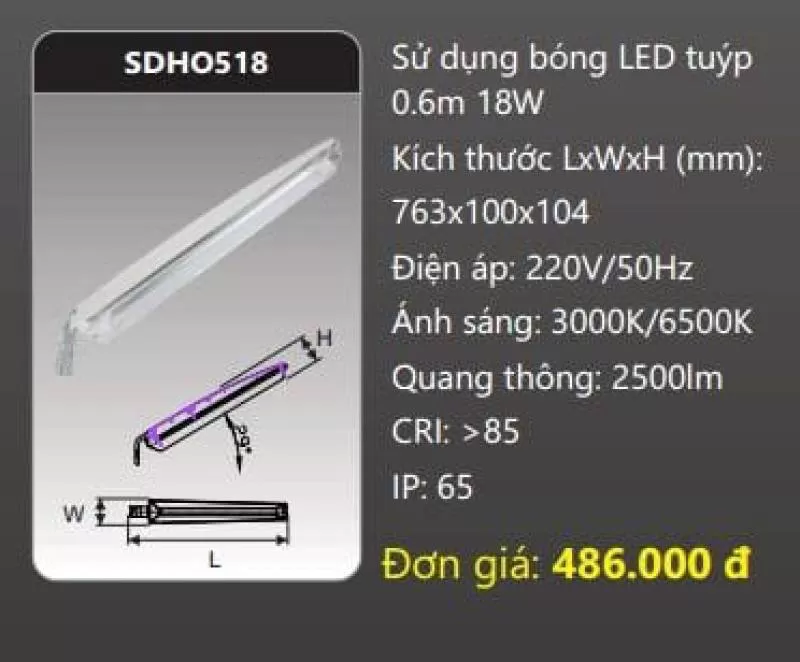 Đèn đường LED SDHO518
