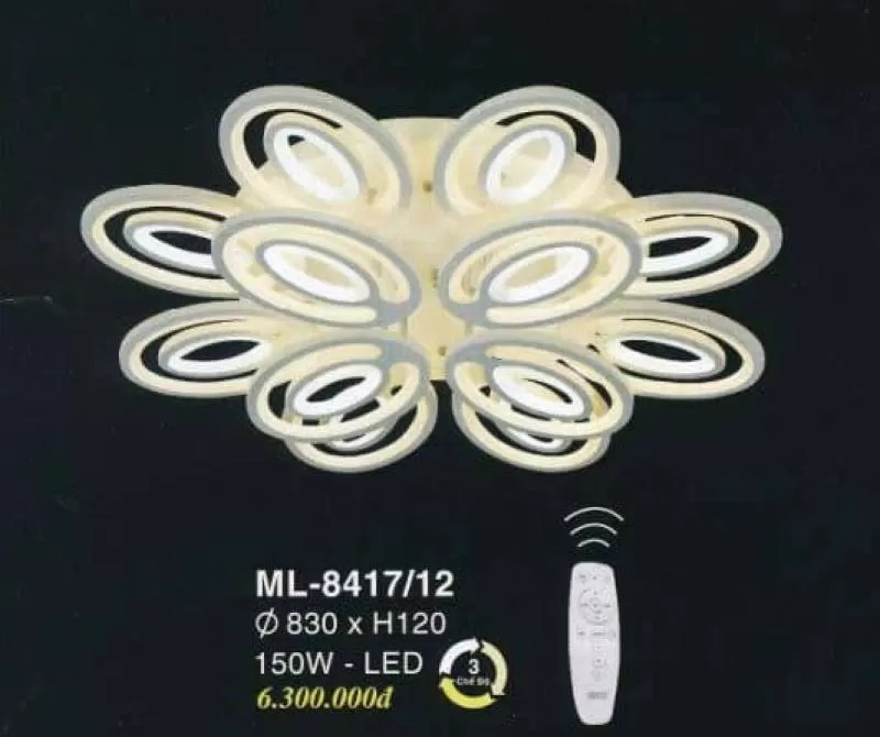 Đèn mâm Led ML-8417/12 