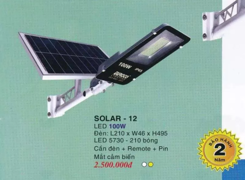 Đèn pha năng lượng SOLAR-12