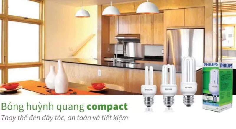 Bóng đèn compact 2U Essential G2 8W CDL, WW E27 