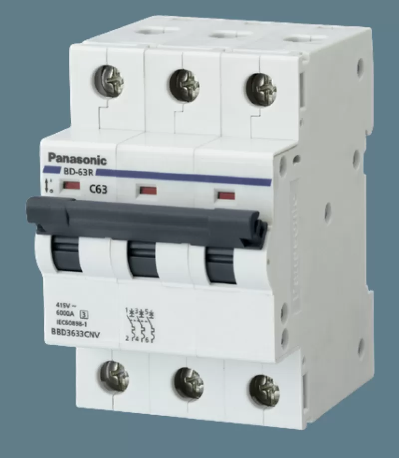 Cầu dao tự động MCB 3P Panasonic 50A – 63A BBD3503CNV 