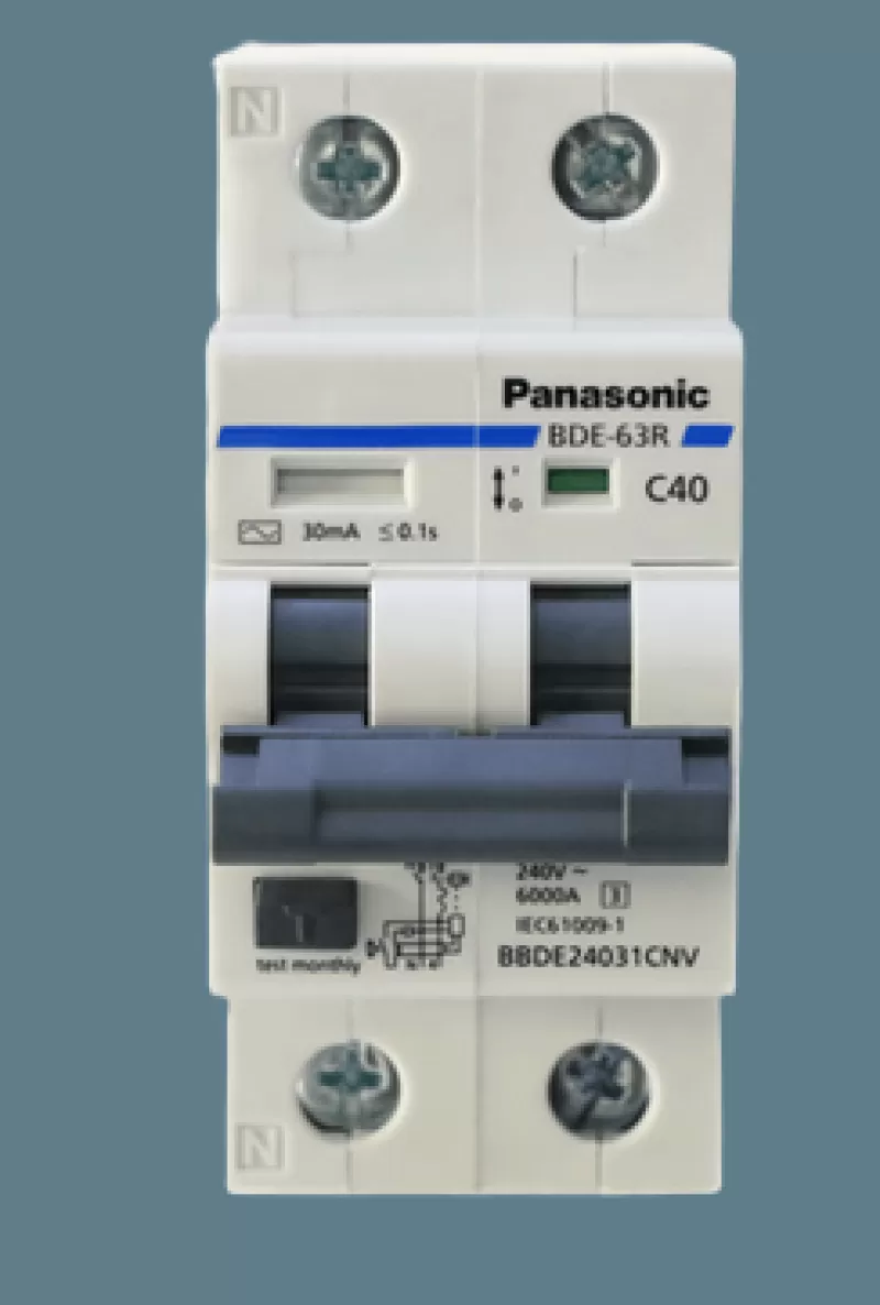 Cầu dao tự động RCBO 2P1E 50-63A Panasonic BBDE25031CNV