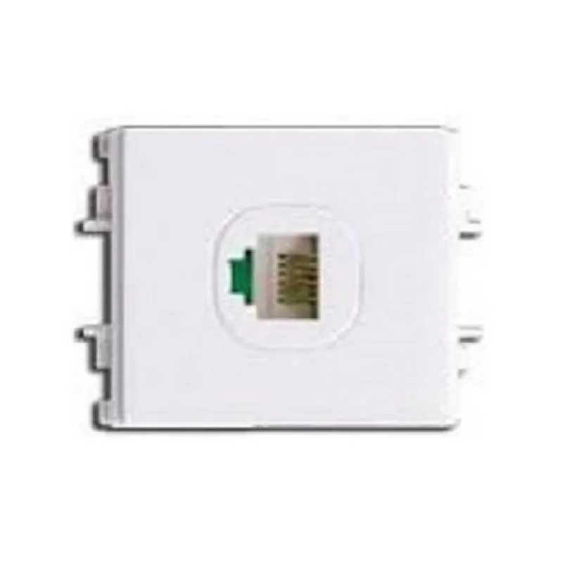 Ổ cắm mạng cat5e, size M, Schneider, mã F50RJ5EM_WE_G19