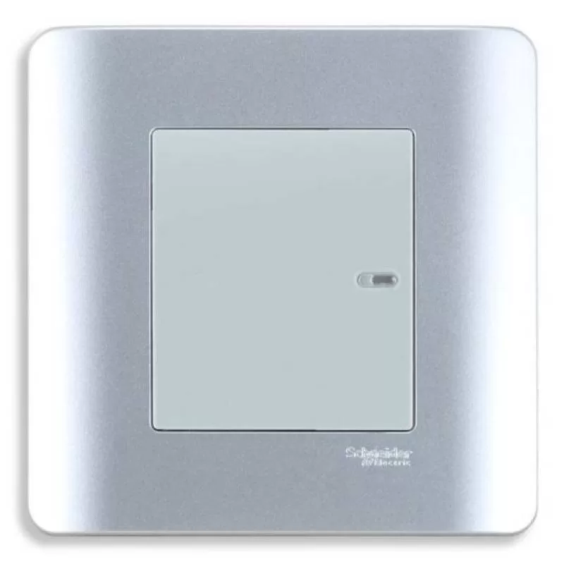 Bộ công tắc đơn 2 chiều 16A, màu xám, Schneider, mã E8431_2_SA_G19 