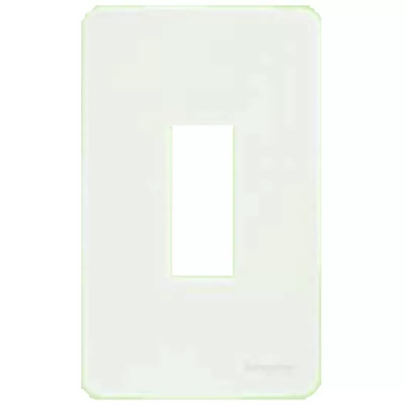 Mặt cho MCB 1 cực, màu trắng, Schneider, mã A8401MCB_WE_G19