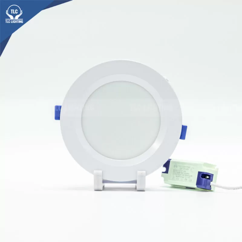Âm trần khối đúc TOS 7W mặt trắng – Đơn sắc 