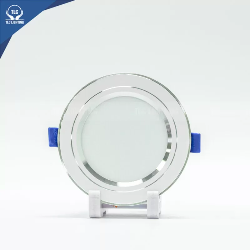 Âm trần khối đúc TOS 9W viền bạc – Ba màu