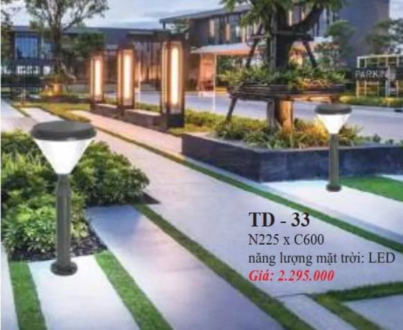 Trụ đèn NLMT ngoài trời TD-33