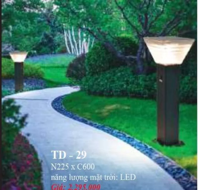 Trụ đèn NLMT ngoài trời TD-29 