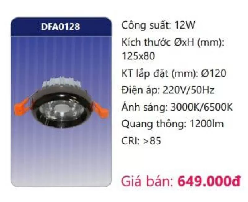 Đèn LED âm trần trang trí DFA0128