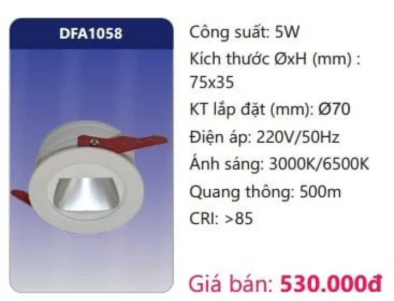 Đèn LED âm trần trang trí DFA1058