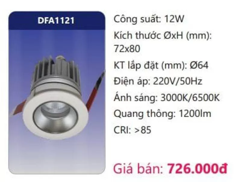 Đèn LED âm trần trang trí DFA1121