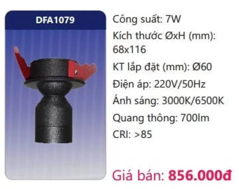 Đèn LED âm trần trang trí mini DFA1079