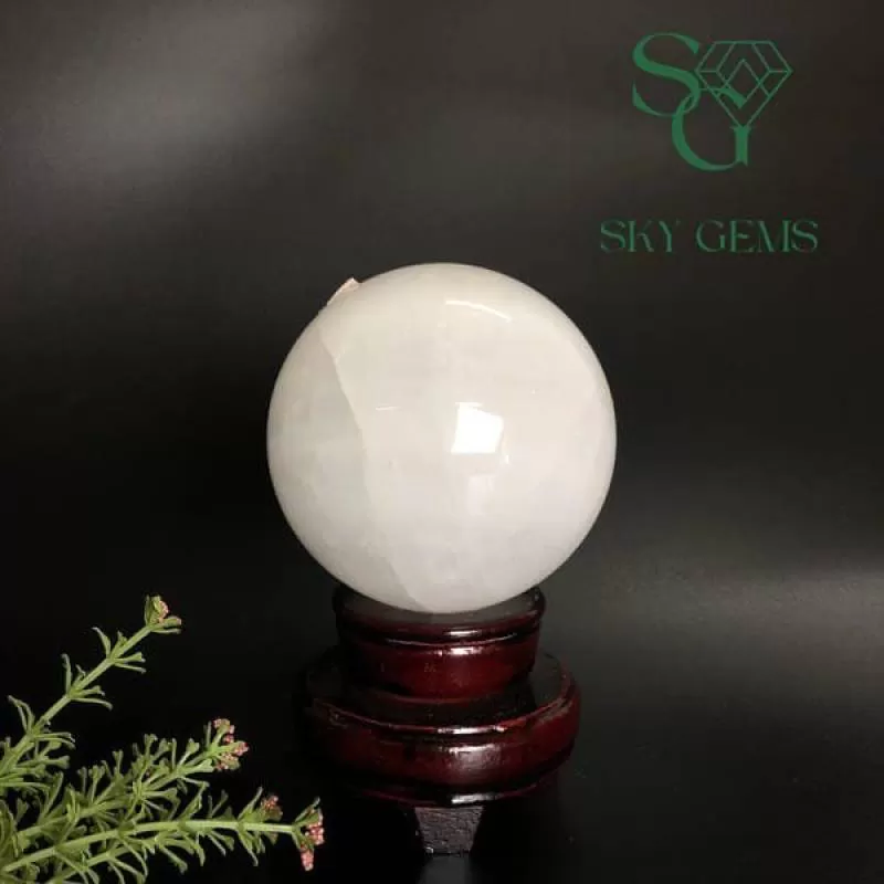 Quả Cầu Thạch Anh Trắng 920g