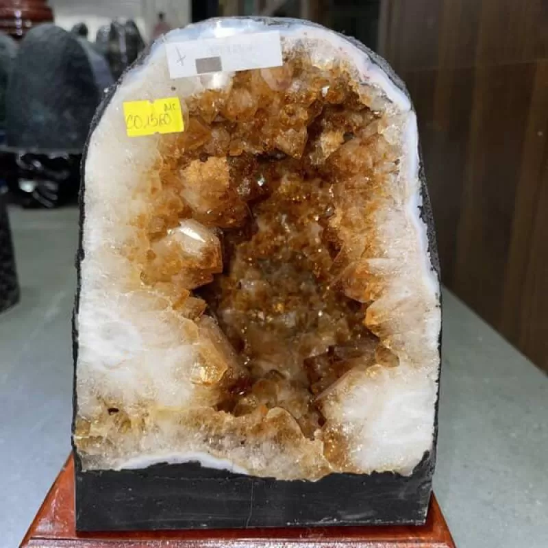 Hốc Thạch Anh Vàng 10.12kg