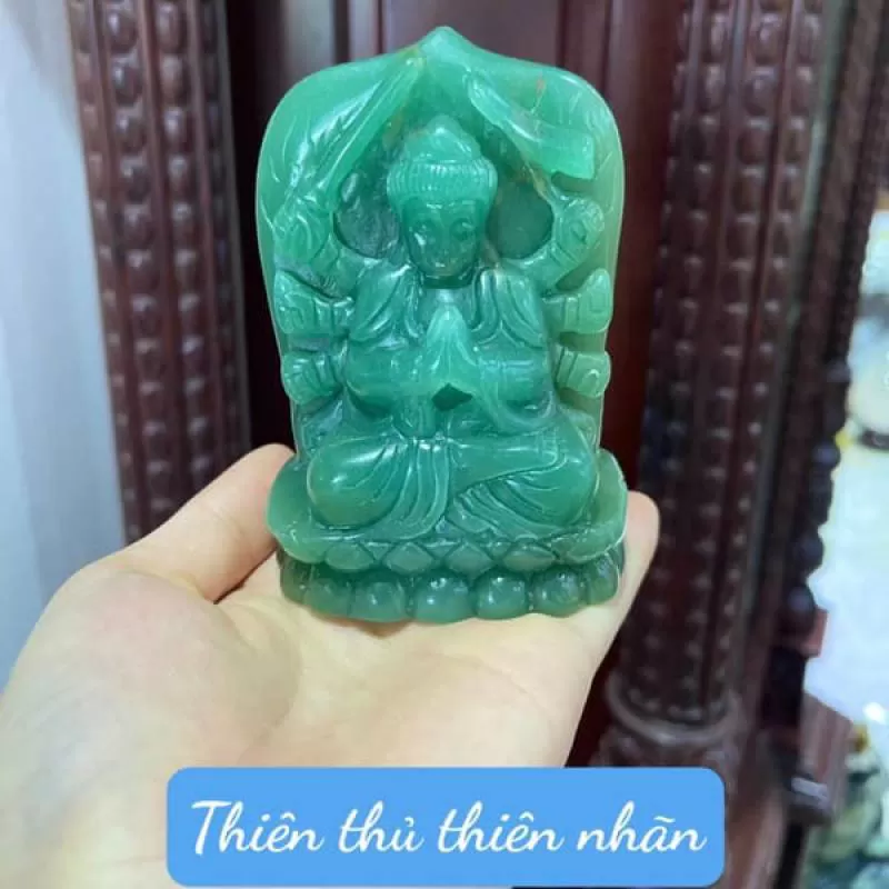 Tượng Bản Mệnh Thạch Anh Xanh