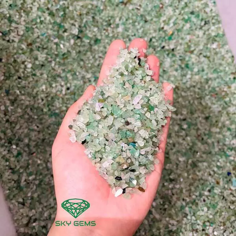 Vụn Cám Thạch Anh Xanh