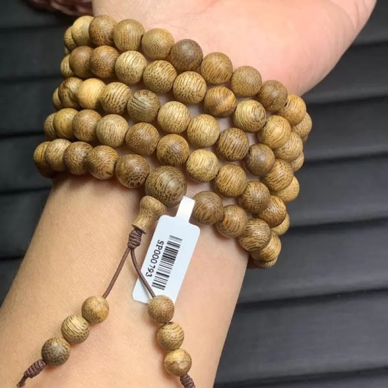 Vòng tay Trầm hương Nha Trang 8mm - 108 hạt 