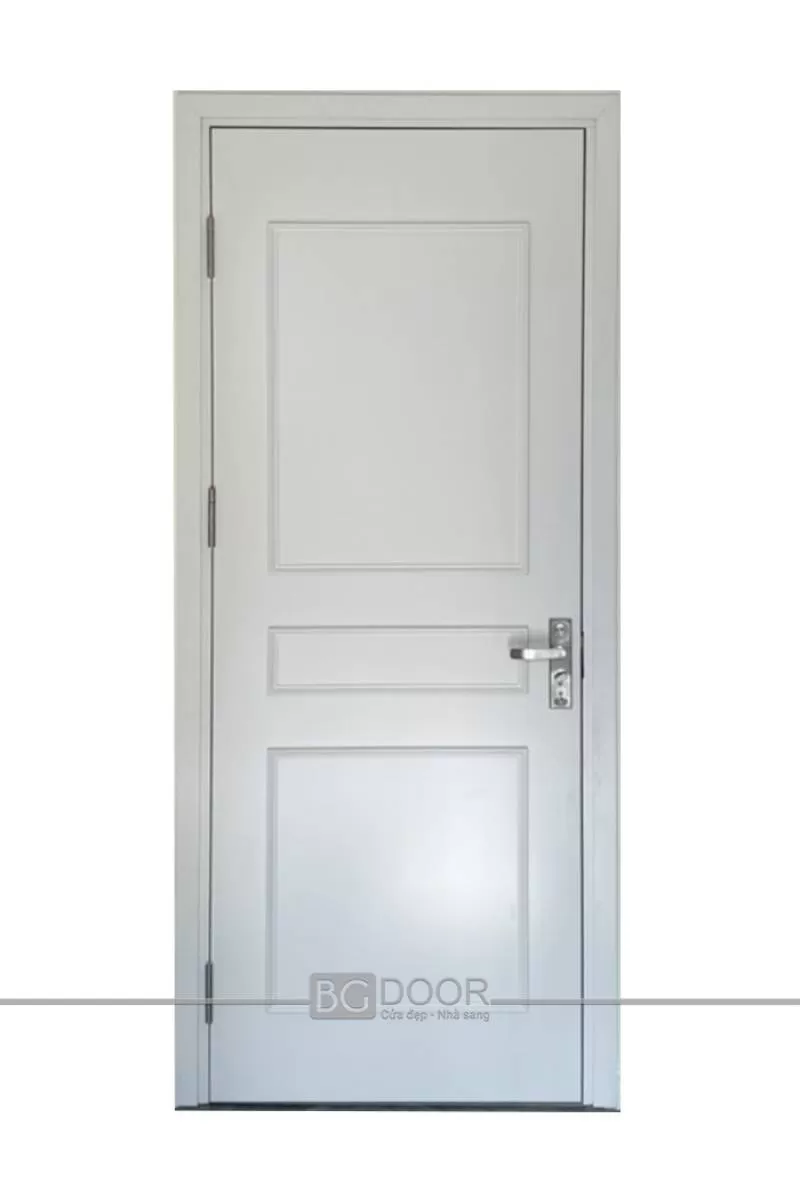 CỬA MDF SƠN BỆT 3 PANO PHÀO NỔI BTLK KĐT AO SÀO 