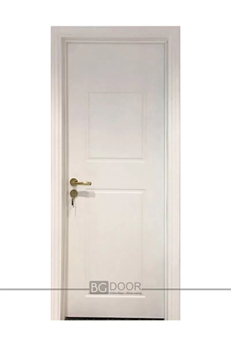 Cửa MDF huỳnh âm sơn bệt trắng lắp đặt tại R5B Royal City