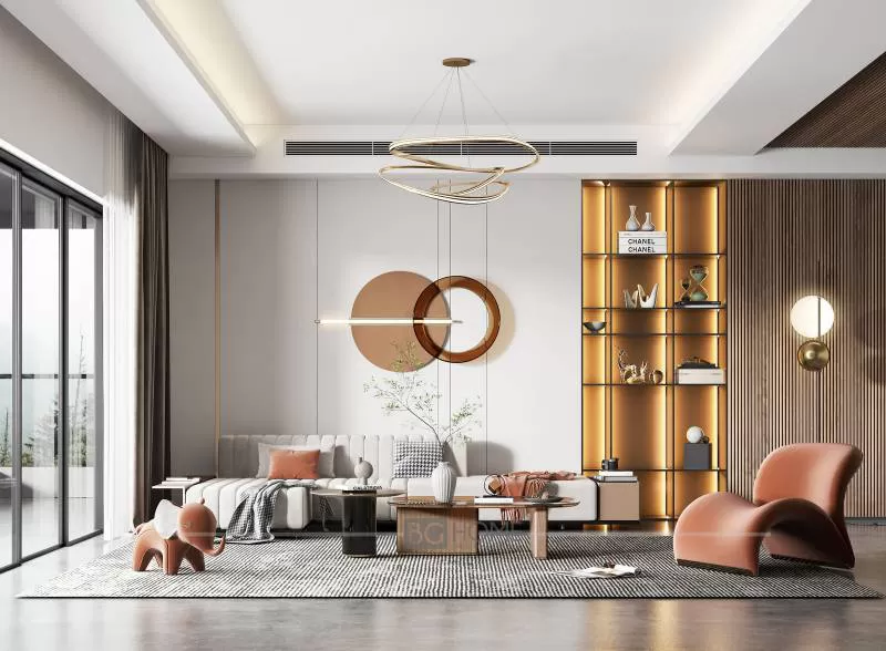 Mẫu Nội Thất Phòng Khách Hiện Đại BG-PK-026
