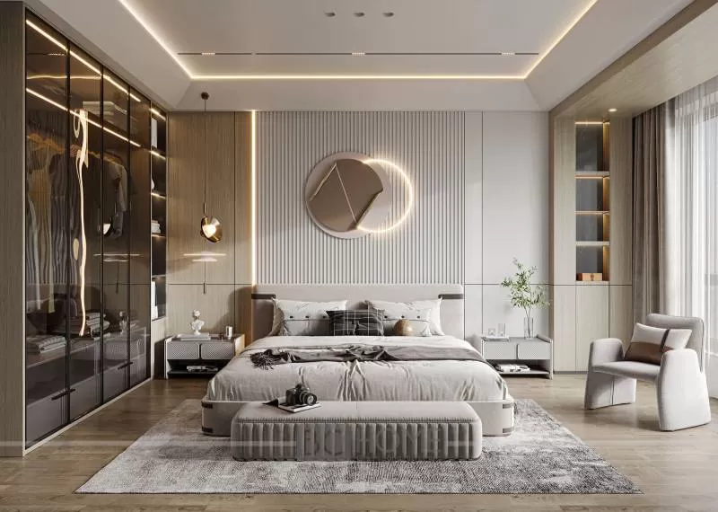 Mẫu thiết kế nội thất phòng ngủ hiện đại BG-PN-016