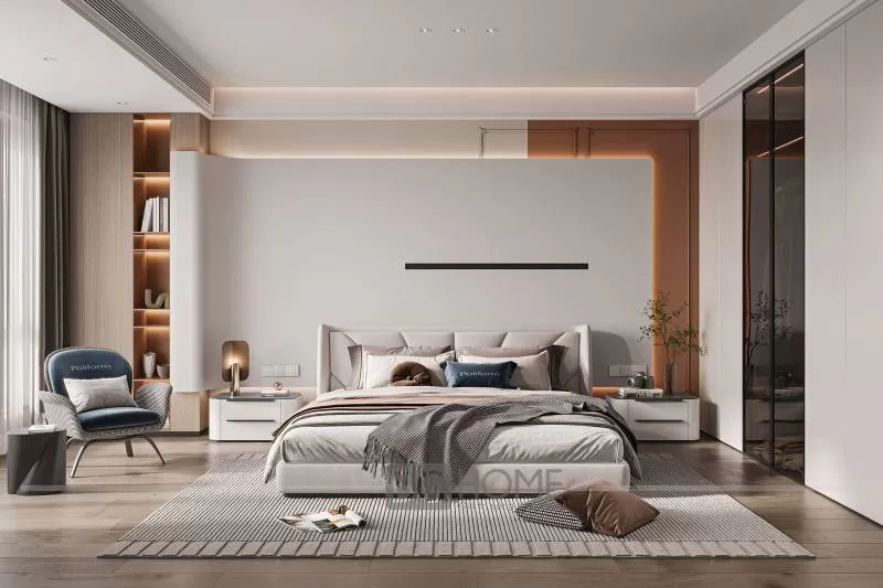 Thiết kế nội thất phòng ngủ hiện đại BG-PN-001