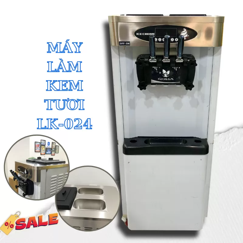 Máy kem tươi Inox không rỉ LK-024