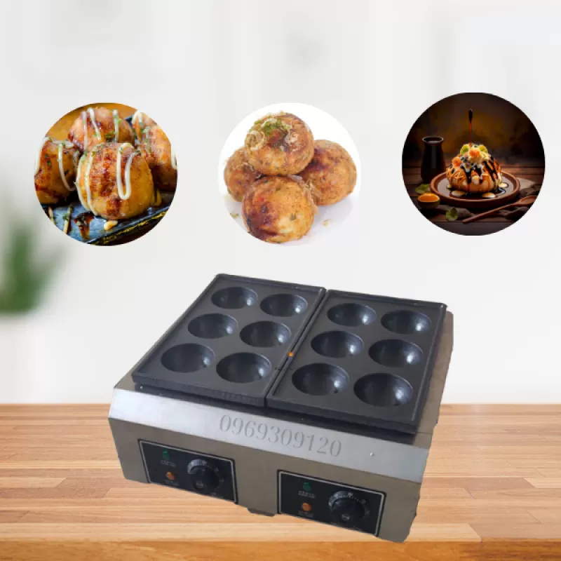 Máy Làm Bánh Bạch Tuộc Takoyaki Khổng Lồ Dùng Điện YR2