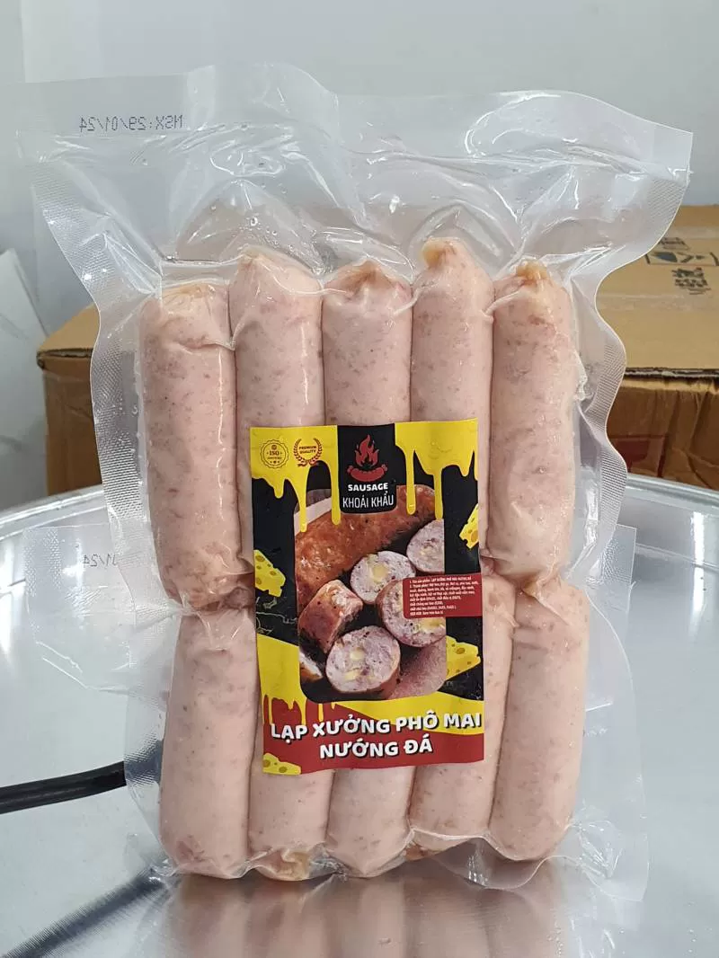 Lạp Xưởng Phô Mai Kéo Sợi (Thùng)