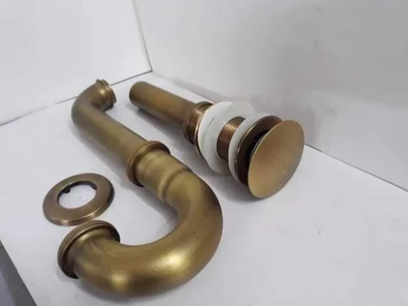 siphon không tràn cho chậu bàn đá sp05