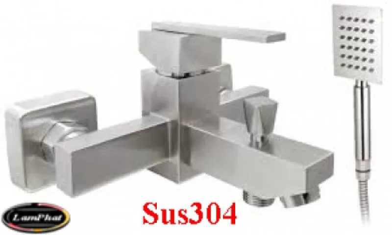 Sen tắm vuông sus304