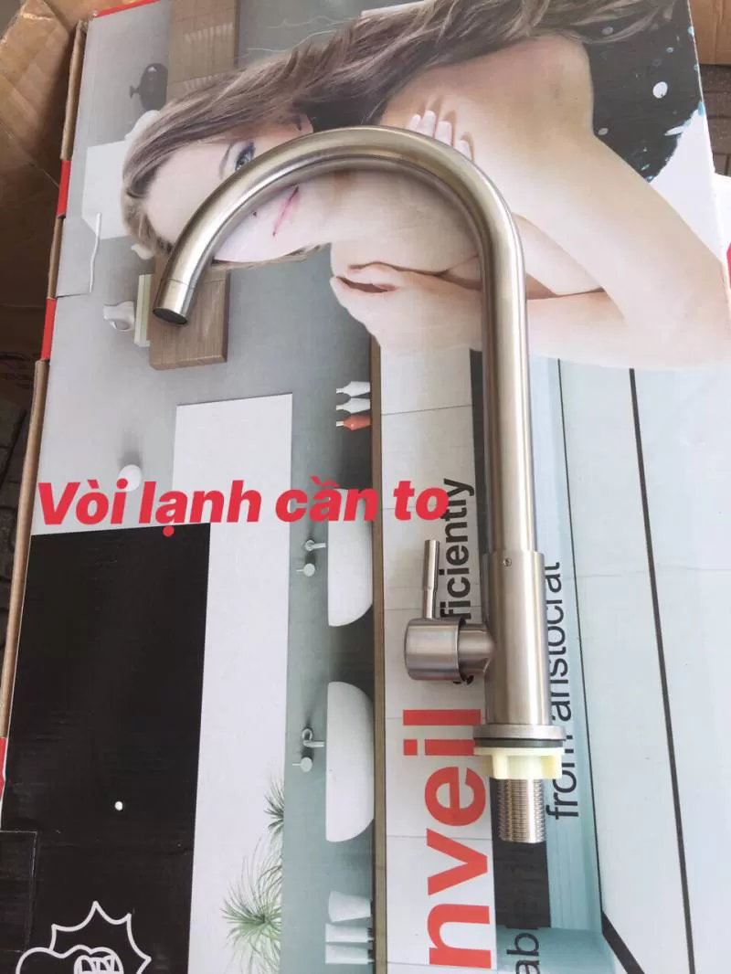Vòi rửa bát Homaya đơn lạnh cần to 01 