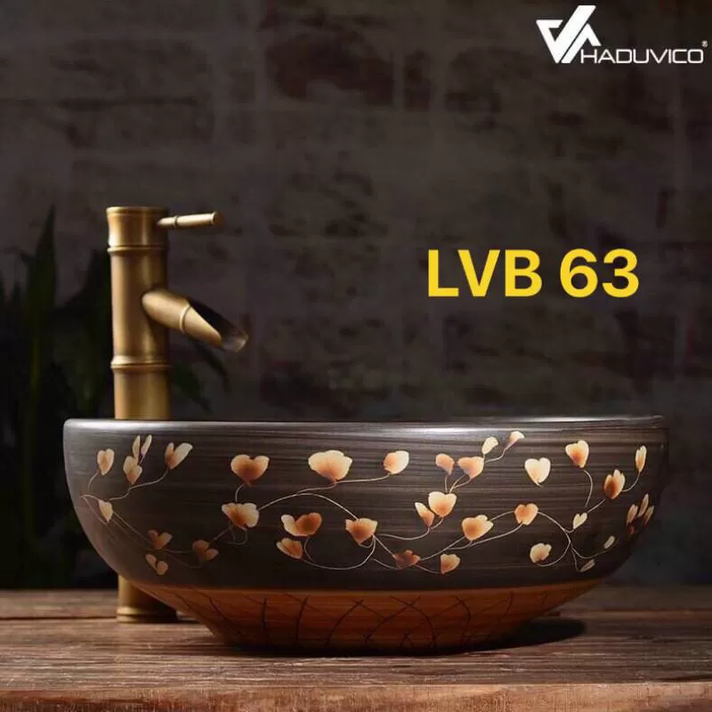 chậu lavabo gốm homaya 63