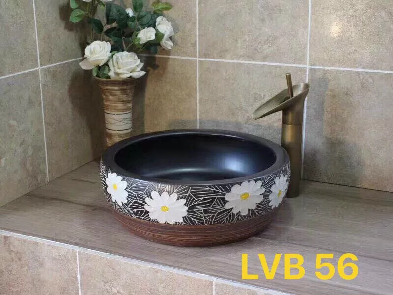 chậu lavabo gốm homaya 56