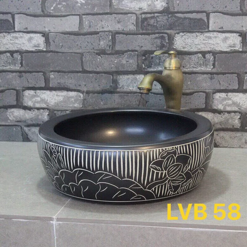 chậu lavabo gốm homaya 58