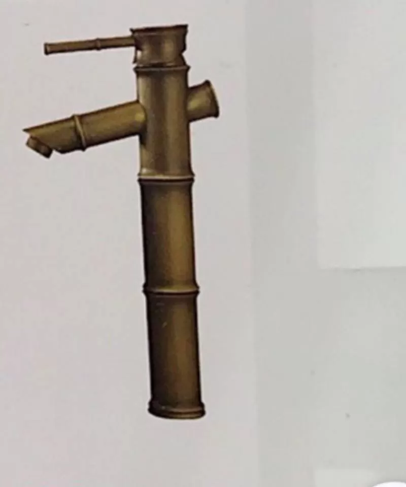 Vòi rửa mặt cây tre nóng lạnh Homaya 30cm MV03