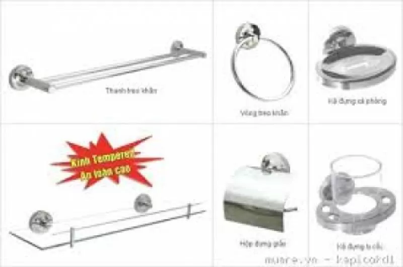 Bộ phuk kiện 6 món kính khoan PK 09 
