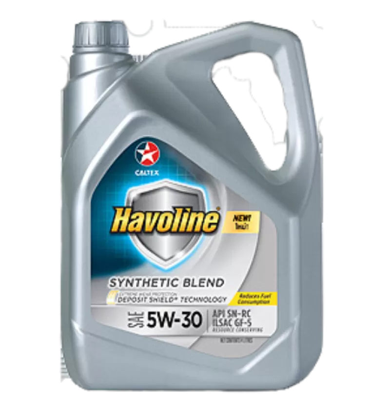Nhớt Ô TÔ Động Cơ Xăng Havoline Synthetic Blend SAE 5W-30