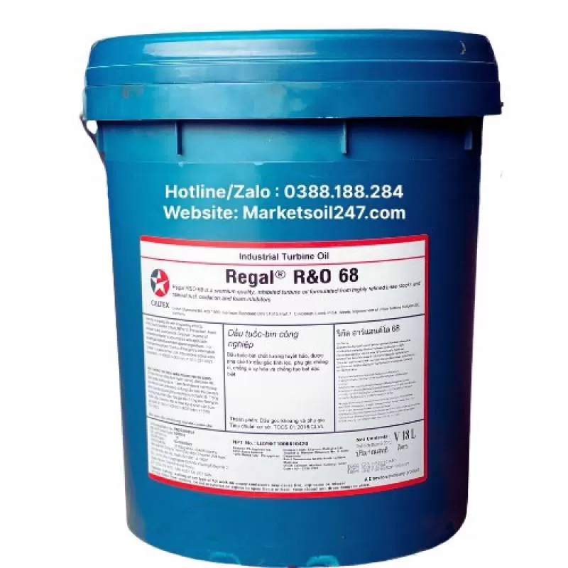 Dầu Tuabin Caltex Regal R&O 68