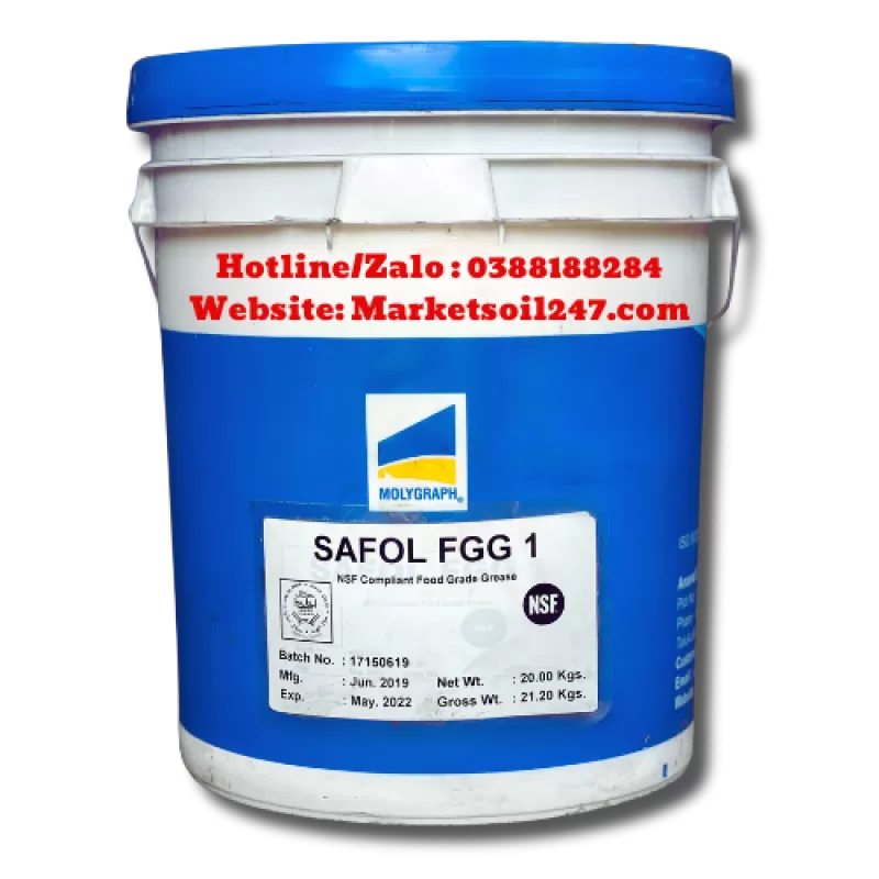 Mỡ Bò Thực Phẩm Molygraph Safol FGG 1 - NSF H-1