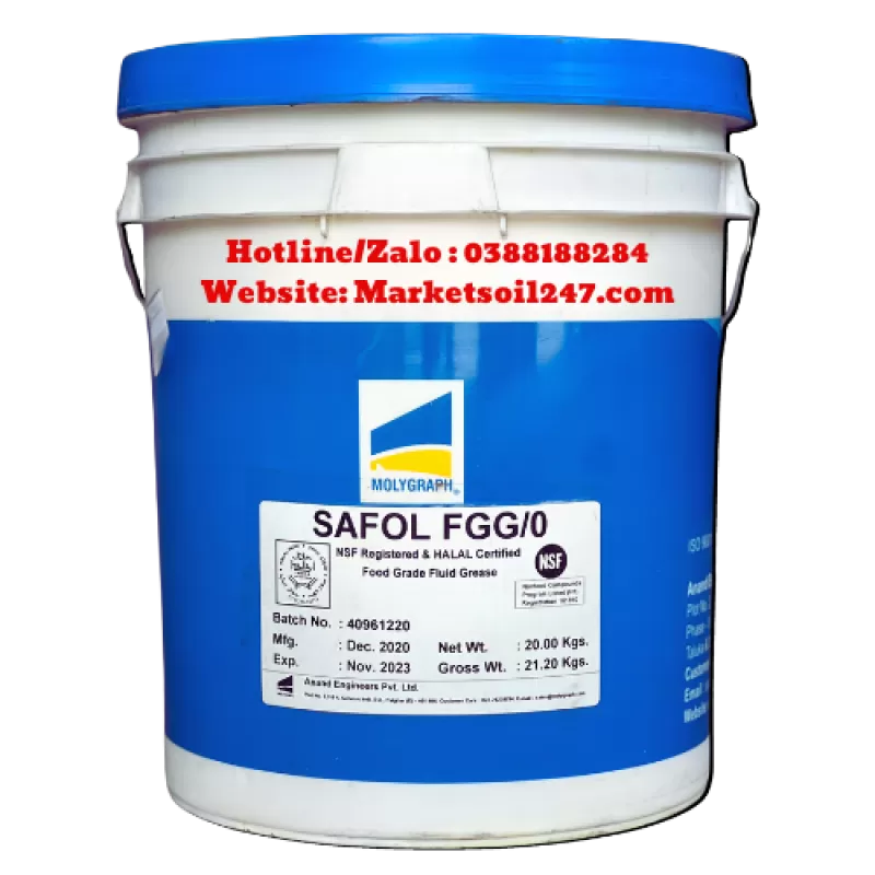 Mỡ Bò Thực Phẩm Molygraph Safol FGG 0 - NĐA OIL STORE