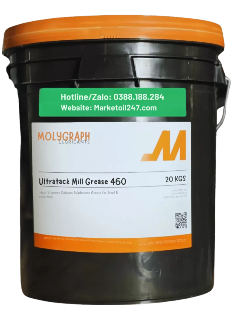 Mỡ Chịu Nhiệt Molygraph Ultratack Mill Grease 460 - giá rẻ
