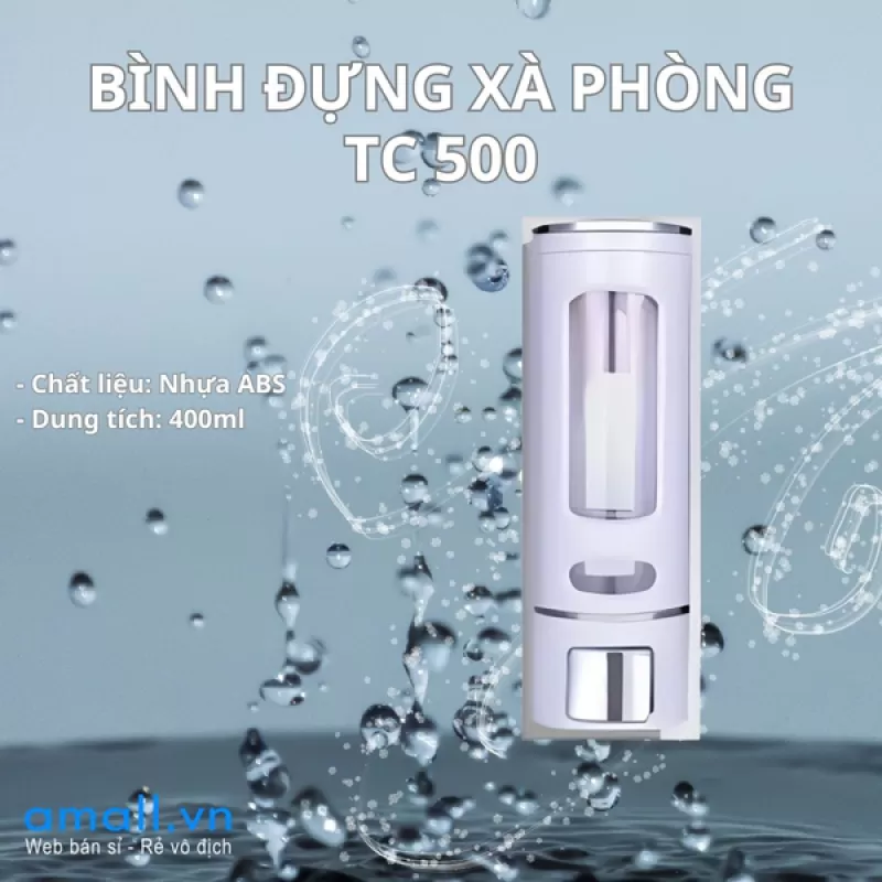 Bình đựng xà phòng bằng nhựa ABS 500ml TC 500 