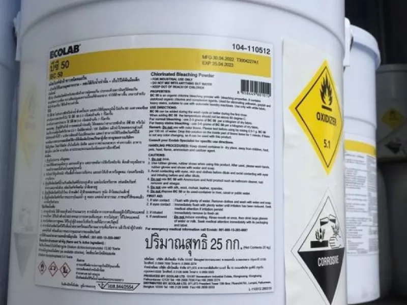 Bột Tẩy Trắng Cho Vải Trắng Gốc Clo BC 50 25Kg