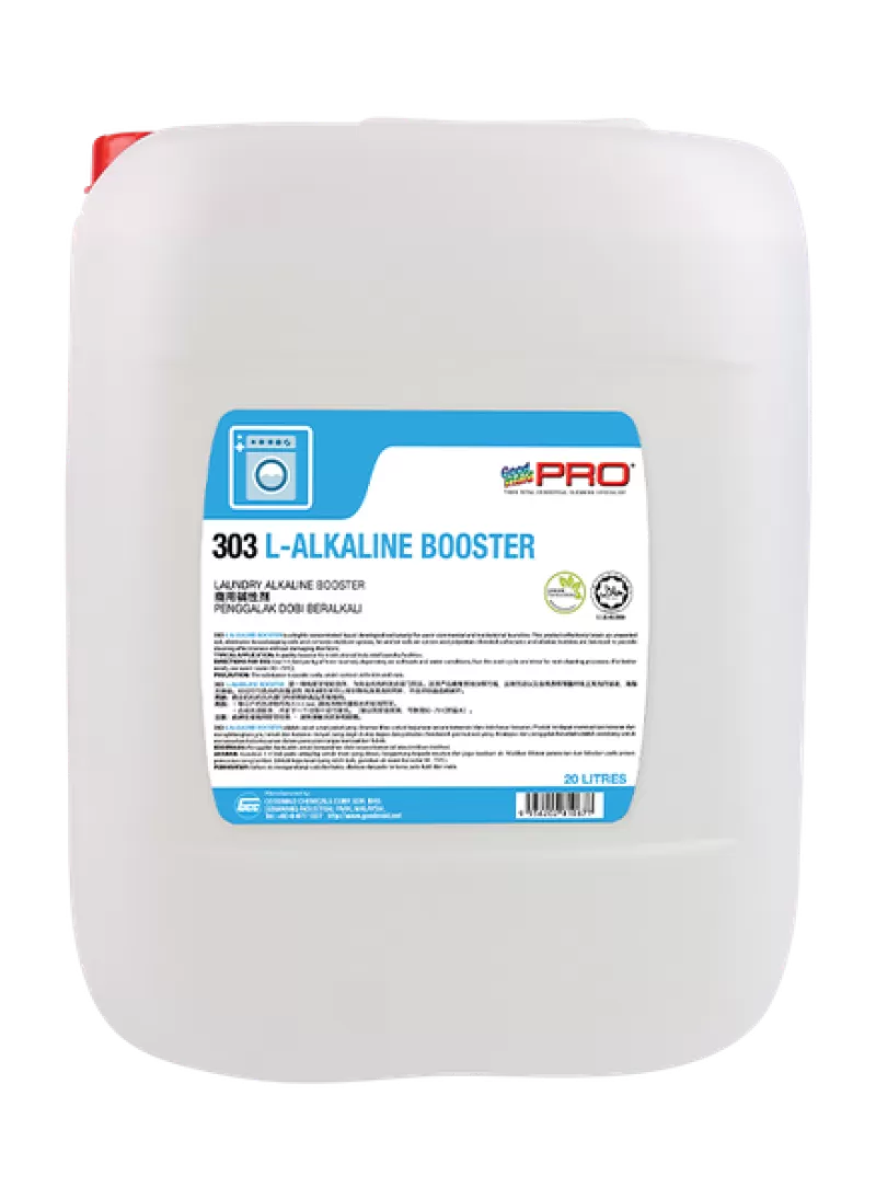 Hóa chất tăng kiềm cho nhà giặt GMP 303 Alkaline Booster