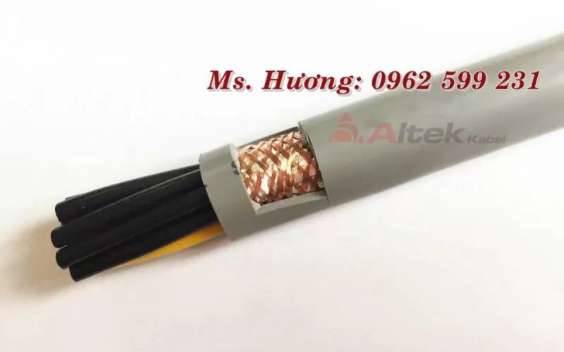 Giá mới tháng 6/2024) Cáp điều khiển Altek kabel 12 lõi 0,5mm2 có lưới chống nhiễu. - Huongkabel.com