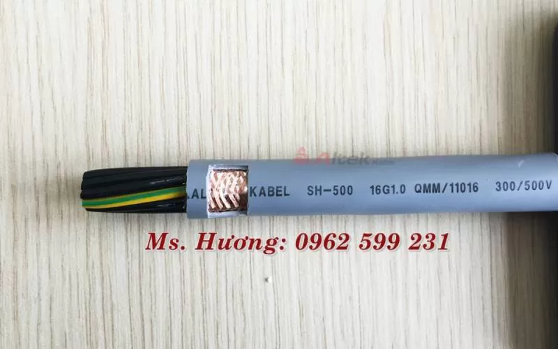 Giá mới tháng 6/2024) Cáp điều khiển Altek kabel 16 lõi 1,0mm2 có lưới chống nhiễu. - Huongkabel.com