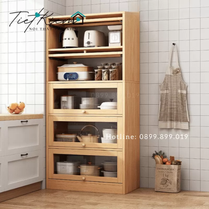 Kệ Bếp Gỗ Đa Năng Đẹp Vạn Nhà Mê Top 9+ Mẫu Kệ Bếp Đáng Mua